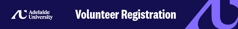 Adelaide University Volunteer Registration