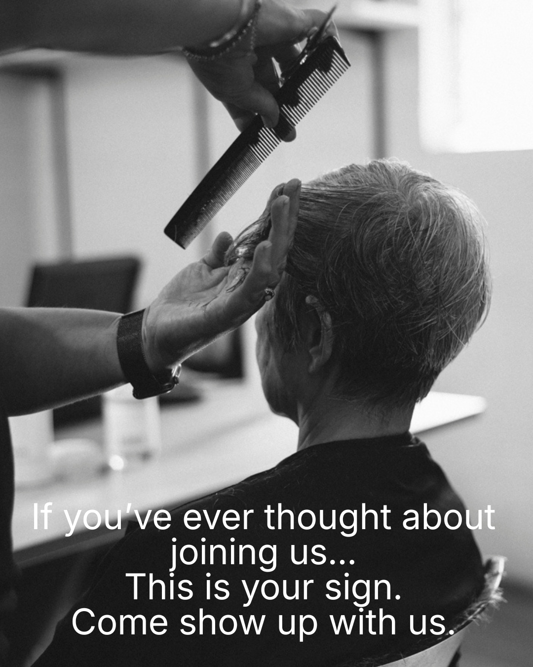 At Short Back & Sidewalks, we use the simple power of a good cut and a kind chat to help people feel seen and valued.  
