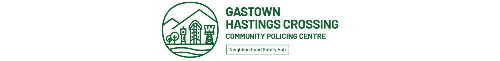 Gastown Hastings Crossing Community Policing Centre's Banner