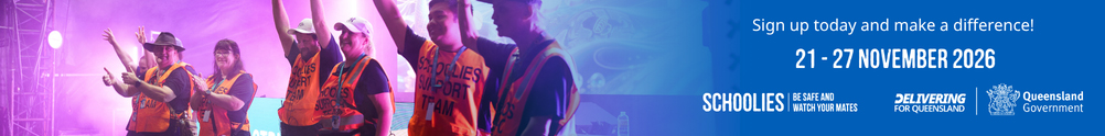 Safer Schoolies Volunteer Registration
