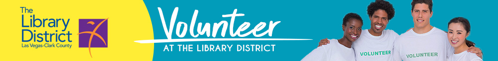 Sahara West Library Branch Volunteer Banner
