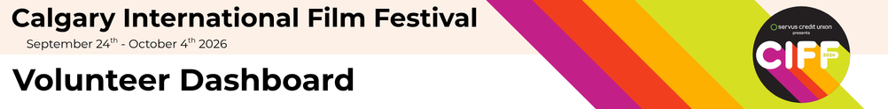 Calgary International Film Festival's Banner