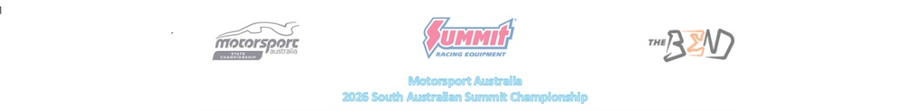 Motorsport Australia 2026 SA Summit Championship 26-27 June 2026's Banner