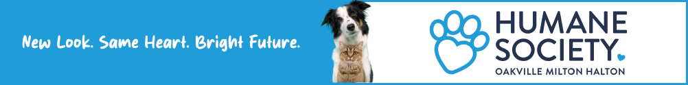 Humane Society of Oakville, Milton & Halton's Banner