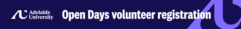 Open Day Volunteer's Banner
