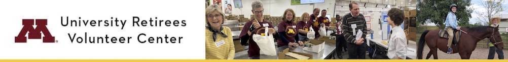 University Retirees Volunteer Center's Banner