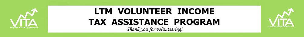 LTM Volunteer Income Tax Assistance's Banner