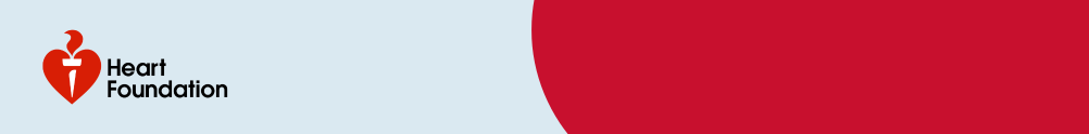 The Heart Foundation's Banner