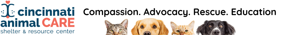 Cincinnati Animal CARE Humane Society's Banner