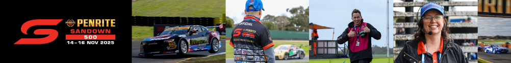 2025 Penrite Oil Sandown 500's Banner