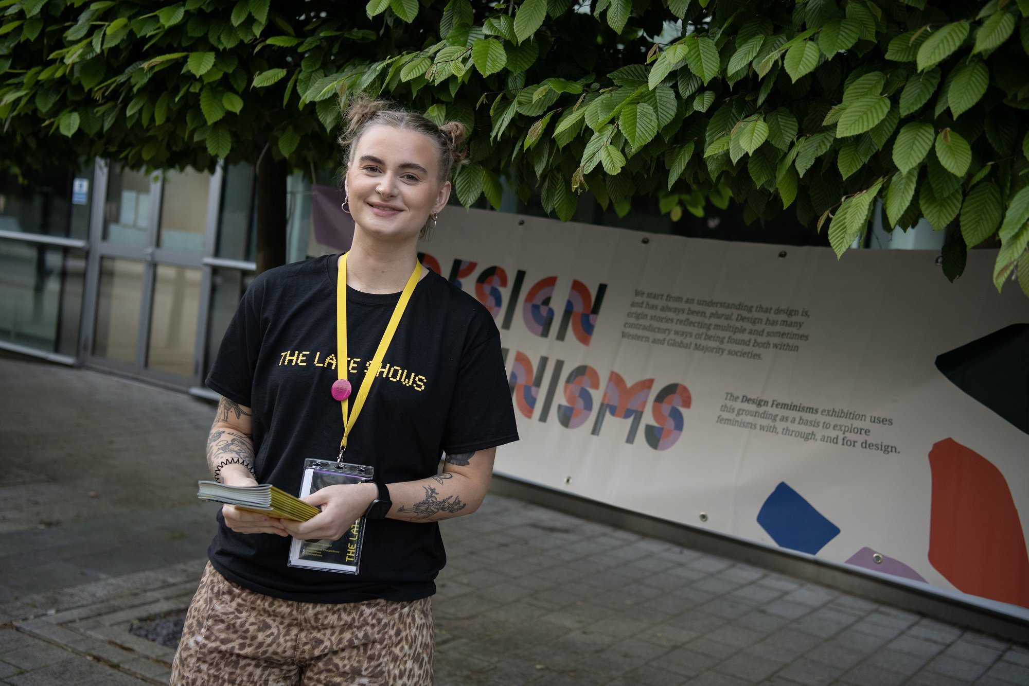 A Volunteer at the Late Shows, a cultural event held over two nights in May.