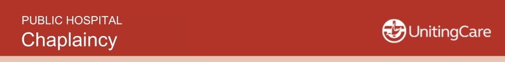 UnitingCare | Public Hospitals - Chaplaincy's Banner