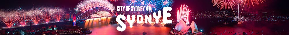 2022 Sydney New Year's Eve - City of Sydney 's Banner