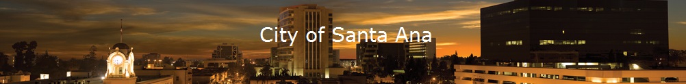 City of Santa Ana's Banner