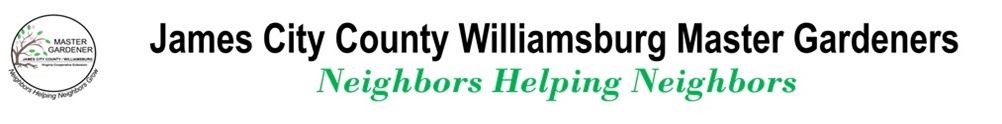 Extension Master Gardener Volunteer Program - James City County Williamsburg's Home Page