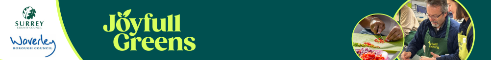 Joyfull Greens - Community Cookery School's Banner
