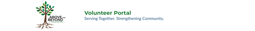 Above and Beyond Food Pantry's Home Page