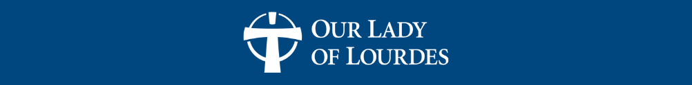 Our Lady of Lourdes's Banner