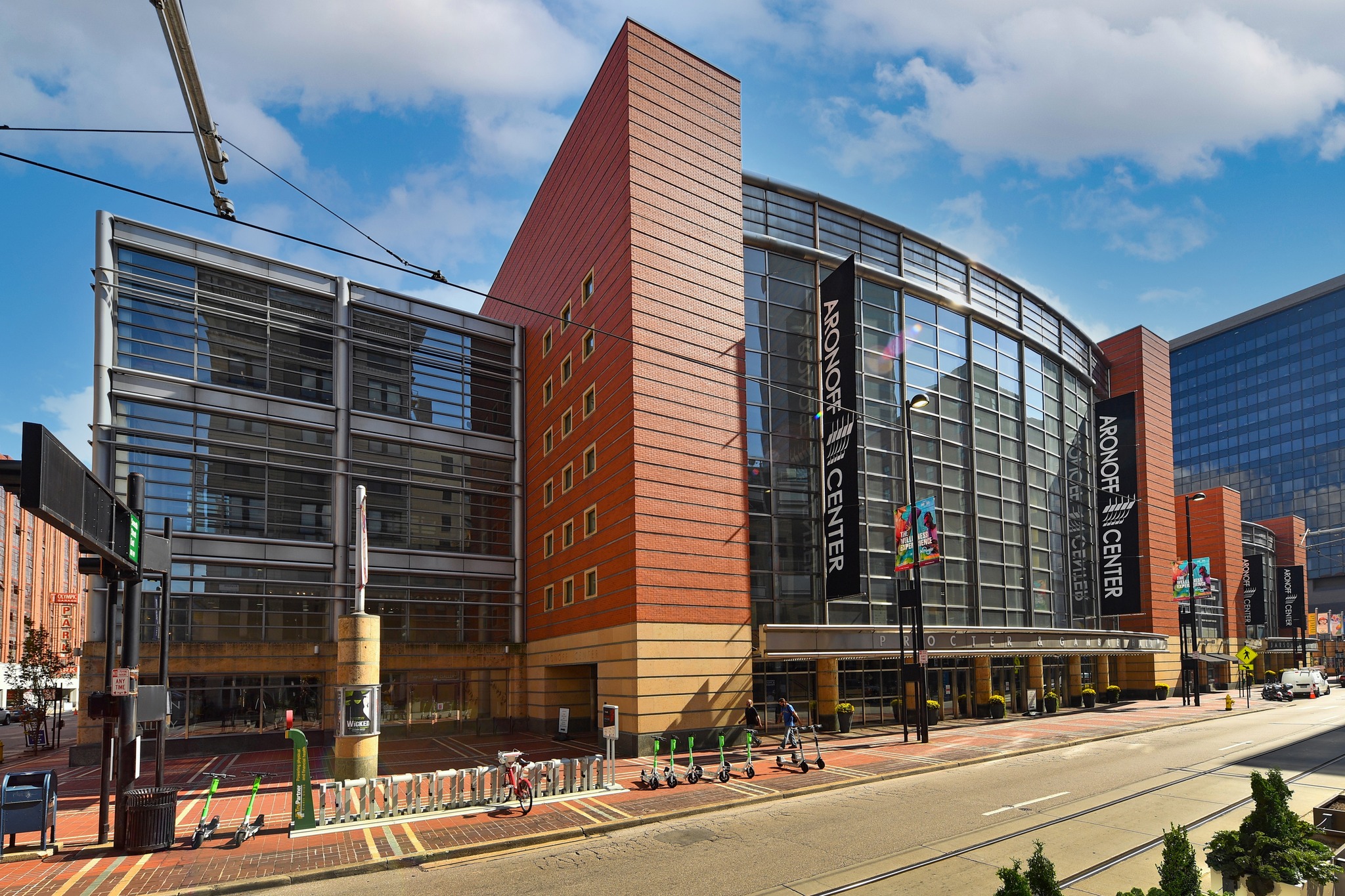 Exterior photo of Aronoff Center