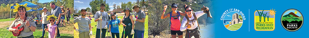 County of San Diego Department of Parks and Recreation Volunteer Opportunities
