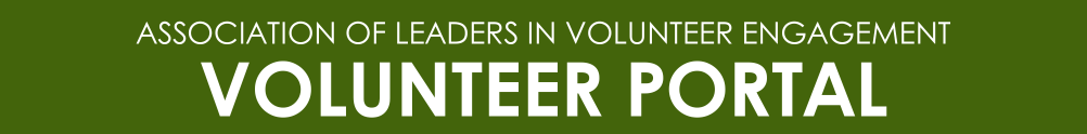 Association of Leaders in Volunteer Engagement Banner