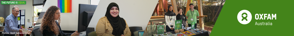 Oxfam Australia's Banner