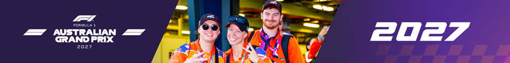 2027 Formula 1 Australian Grand Prix's Banner