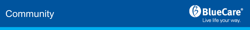 BlueCare | Community's Banner