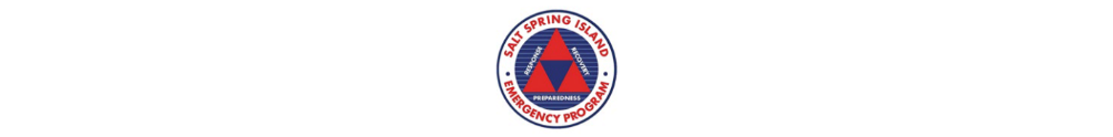Emergency Management Salt Spring Island's Banner