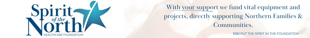 Spirit of the North Healthcare Foundation's Banner
