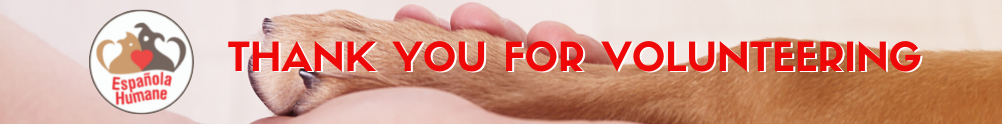 Espanola Humane's Banner