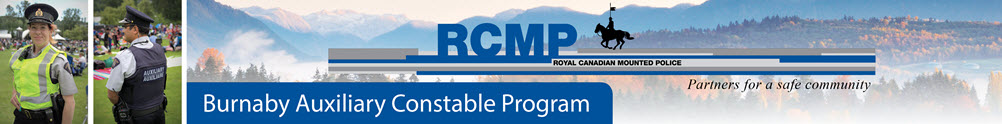 City of Burnaby - Community Safety:  RCMP Auxiliary Program 's Home Page